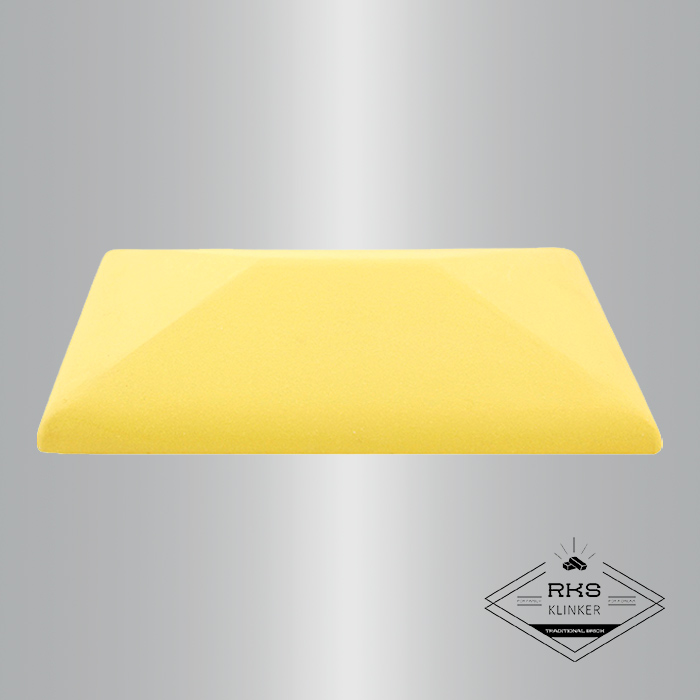 Клинкерный колпак на столб ZG Clinker, СР 300х425 мм, жёлтый в Старом Осколе
